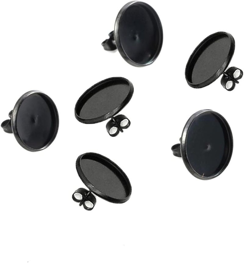 Housoutil 1 قطعة قاعدة صنع أقراط سوداء من الفلين DIY مجموعة أدوات صنع المجوهرات - Image 4